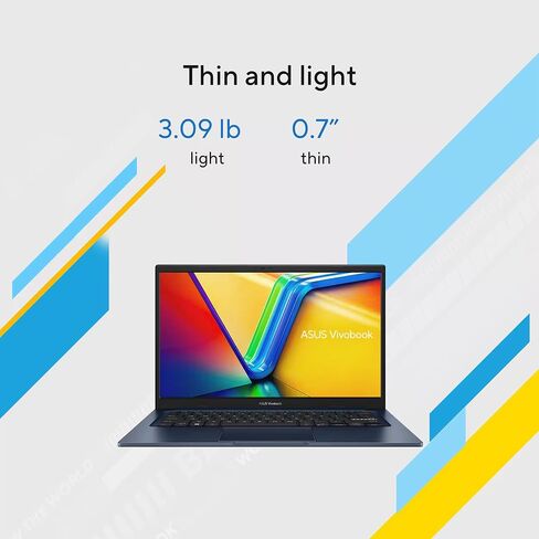 ASUS Vivobook 2024 أحدث كمبيوتر محمول خفيف الوزن، Intel Pentium Silver N6000، شاشة 15.6 بوصة FHD IPS، ذاكرة وصول عشوائي 4 جيجابايت، 192 جيجابايت (128 جيجابايت eMMC + 64 جيجابايت SD)، كاميرا ويب، Office 365 سنة واحدة، Windows 11S +MarxsolAccessory in Saudi Arabia