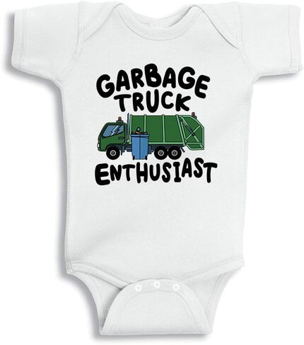 TATY Kids Garbage Truck Enthusiast Baby Infant Bodysuit in Saudi Arabia