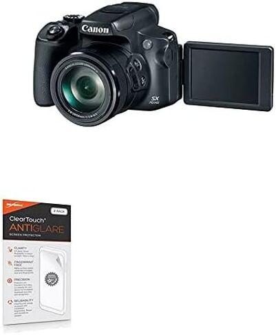 واقي شاشة Boxwave متوافق مع Canon PowerShot SX70HS-Cleartouch Anti-Glare (2-Pack) ، Skin Matte Film المضادة للأصفر in Kuwait