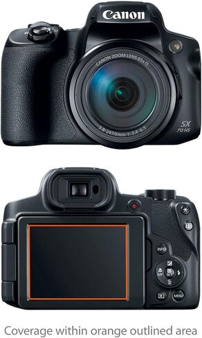 واقي شاشة Boxwave متوافق مع Canon PowerShot SX70HS-Cleartouch Anti-Glare (2-Pack) ، Skin Matte Film المضادة للأصفر in Kuwait
