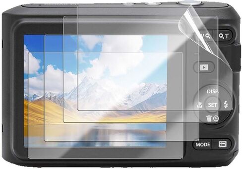 واقي شاشة 4 حزم لكوداك بيكسبرو FZ45- فيلم الحيوانات الأليفة الناعمة للكاميرا الرقمية Kodak Pixpro FZ45 ، مضاد للخلع ، مضاد للأصفر ، HD Clear Film in Kuwait