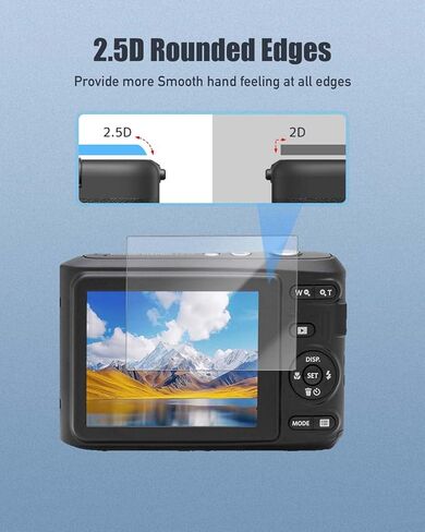 واقي شاشة 4 حزم لكوداك بيكسبرو FZ45- فيلم الحيوانات الأليفة الناعمة للكاميرا الرقمية Kodak Pixpro FZ45 ، مضاد للخلع ، مضاد للأصفر ، HD Clear Film in Kuwait