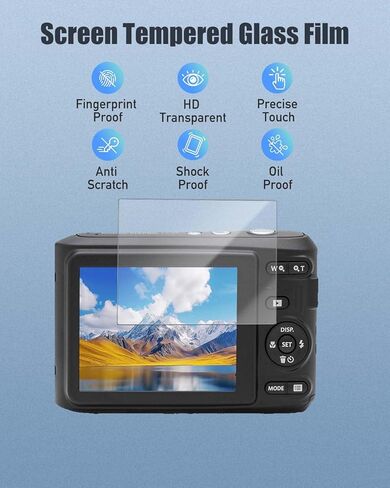 واقي شاشة 4 حزم لكوداك بيكسبرو FZ45- فيلم الحيوانات الأليفة الناعمة للكاميرا الرقمية Kodak Pixpro FZ45 ، مضاد للخلع ، مضاد للأصفر ، HD Clear Film in Kuwait