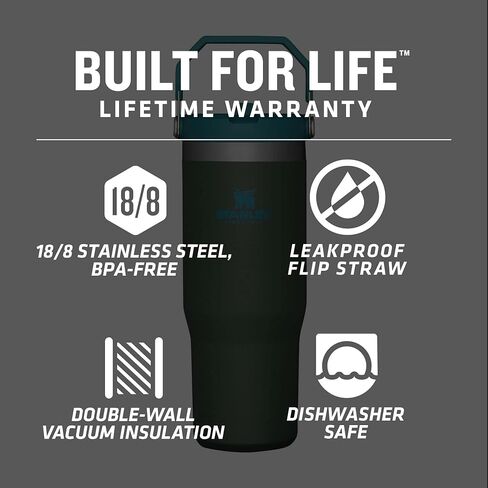 STANLEY IceFlow™ Flip Straw Tumbler 30oz Lapis Swirl in Saudi Arabia