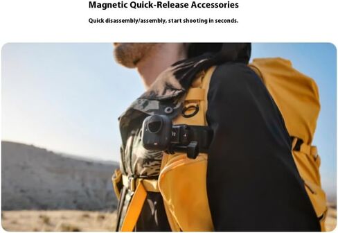Quick Release Mount for Insta 360 Go Ultra Camera,Aluminum Alloy Magnetic Adapter Mount for Tripods & Selfie Sticks, Vlogging in Saudi Arabia