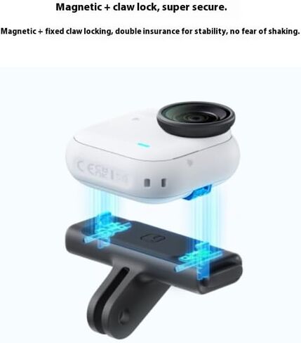 Quick Release Mount for Insta 360 Go Ultra Camera,Aluminum Alloy Magnetic Adapter Mount for Tripods & Selfie Sticks, Vlogging in Saudi Arabia