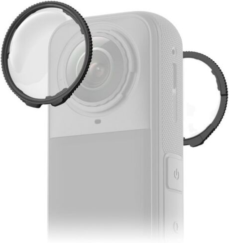 Lens Guards for Insta360 X5, Snap-in PC Protective Lens Cover, Dual Lens Protector Case Action Camera Accessories, Transparent Clear, 2Pcs Lens Guards in Saudi Arabia