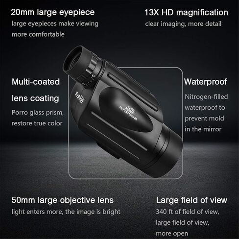 Monocular Telescope Monocular Telescope Non Infrared Nitrogen-Filled Waterproof Distance Measurement Waterproof Fogproof Monocular Telephoto in Saudi Arabia