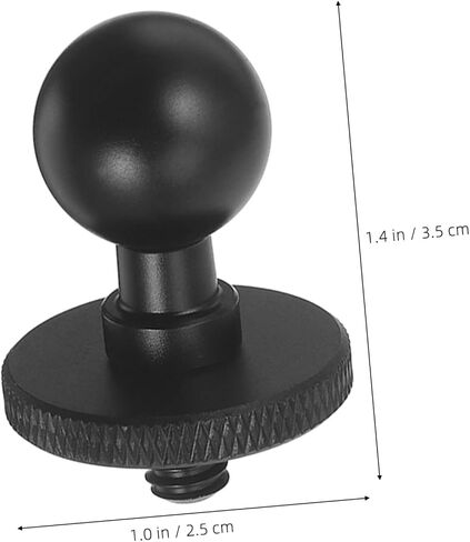 2pcs Swivel Ball Camera Mount Base Aluminum Alloy Ball Adapter for Camera Bracket Parts in Saudi Arabia