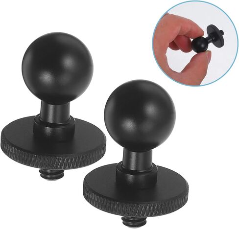2pcs Swivel Ball Camera Mount Base Aluminum Alloy Ball Adapter for Camera Bracket Parts in Saudi Arabia