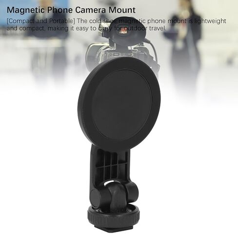 Universal Magnetic Phone Holder Cold Shoe Mount Adapter Tripod Holder for 12 13 14 15 16 Series Cameras in Saudi Arabia