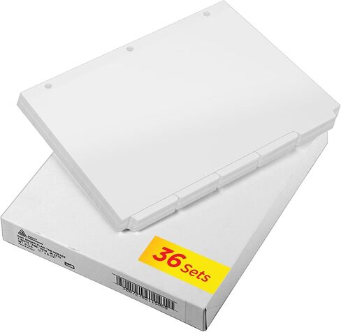 Avery 5-Tab Binder Dividers, Write-On Plain Tabs, 36 Sets (11506) in Saudi Arabia