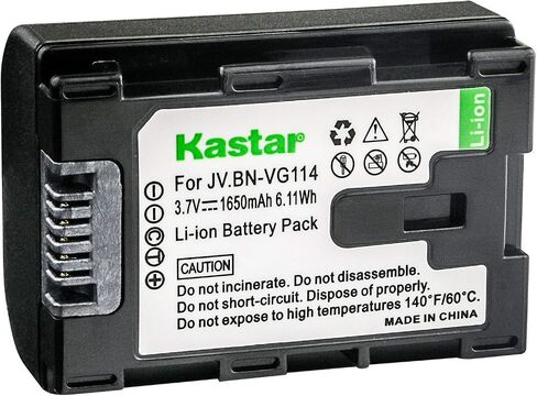 Kastar 4-Pack Battery Replacement for JVC GZ-E200RU GZ-E205 GZ-E220 GZ-E225 GZ-E245 GZ-E265 GZ-E280 GZ-E300 GZ-E300AU GZ-E300BU GZ-E300WU GZ-E306 GZ-E320 GZ-E325 GZ-E345 GZ-E505 GZ-E505BU GZ-E565 in Saudi Arabia