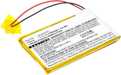 Synergy Digital PDA Battery, Compatible with Palm IA1XA27F1 PDA, (Li-Pol, 3.7V, 1350mAh) Ultra High Capacity, Replacement for Palm IA1XA27F1 Battery in Saudi Arabia