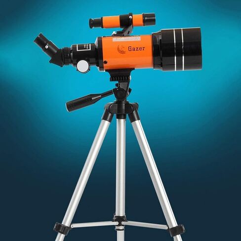 Telescope for Kids Adults Astronomy Beginners 70mm Refractor Telescopes 70mm Aperture 400mm Mount with Adjustable Tripod with Moon Filter in Saudi Arabia