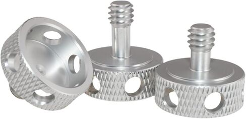 Aluminum Alloy Thumb Screw Camera Tripod Head Adjustment Screw 1/4inch Interfaces for DSLR and Lighting in Kuwait