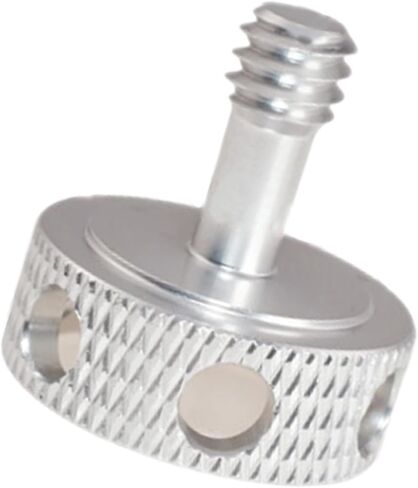 Aluminum Alloy Thumb Screw Camera Tripod Head Adjustment Screw 1/4inch Interfaces for DSLR and Lighting in Kuwait