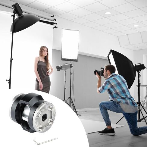 Gear Extension Standard Rosette Mount Adapter with Thread Nut Various Camera Accessory for Video Equipment in Kuwait