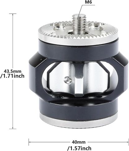 Gear Extension Standard Rosette Mount Adapter with Thread Nut Various Camera Accessory for Video Equipment in Kuwait