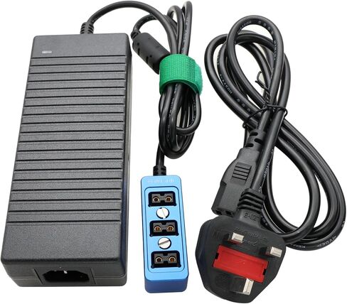 PTAP D-TAP Flitter Hub مع AC Power Adapter 16V 10A لكاميرا Red Arri Sony ، شاشة ، الضوء ، محرك التركيز ، ناقل الحركة اللاسلكي ، 1/4 "MONT ، Blue in Saudi Arabia