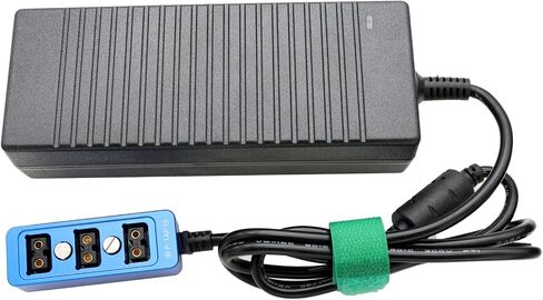PTAP D-TAP Flitter Hub مع AC Power Adapter 16V 10A لكاميرا Red Arri Sony ، شاشة ، الضوء ، محرك التركيز ، ناقل الحركة اللاسلكي ، 1/4 "MONT ، Blue in Saudi Arabia