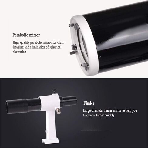 Astronomical Telescope Stargazing HD 130MM Coated Optical Lens Portable Tripod Outdoor Travel Storage in Saudi Arabia
