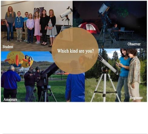 Astronomical Telescope Stargazing HD 130MM Coated Optical Lens Portable Tripod Outdoor Travel Storage in Saudi Arabia