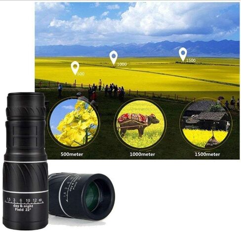 Updated Newest Telescopes for Adults 16X52 Outdoor Monocular High-Magnification High-Definition Camera Mirror Dual-Tone Handheld Telescope Head Mobile Telescope in Saudi Arabia