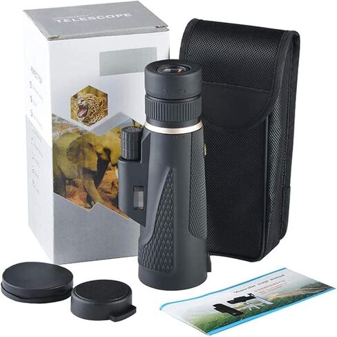 10-32x42 High Power Portable Binoculars Telescope Monocular with BAK4 Prism Lens, Smartphone Adapter, and Tripod - Ideal for Bird Watching in Saudi Arabia