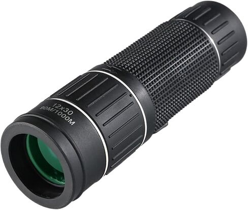 Mini Monocular 12x30 - Powerful Professional Telescope, Waterproof, Camping Equipment, for Travel, Hunting, Minoculars, Pocket Portable, Sharp Images in Saudi Arabia
