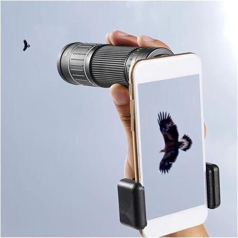 Mini Monocular 12x30 - Powerful Professional Telescope, Waterproof, Camping Equipment, for Travel, Hunting, Minoculars, Pocket Portable, Sharp Images in Saudi Arabia