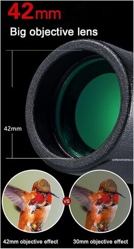 Travel Monocular Telescope 10-30X42 Zoom - Powerful HD Multi-Coated Night Vision Binoculars for Camping, Hunting, Tours - Sharp Images in Saudi Arabia