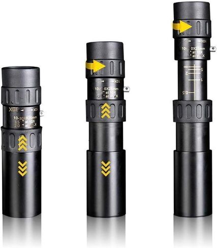 50X60 High Power Retractable Compact Monocular Telescope with BAK4 Prism, Waterproof HD, Fully Multi-Coated, Smartphone Holder & Tripod Included in Saudi Arabia
