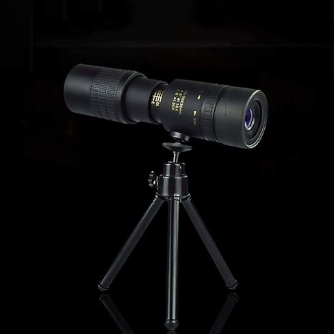 50X60 High Power Retractable Compact Monocular Telescope with BAK4 Prism, Waterproof HD, Fully Multi-Coated, Smartphone Holder & Tripod Included in Saudi Arabia