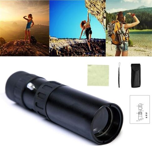 10-30 × 25 من التلسكوب أحادي التكبير - مناظير مضغوطة مع نطاق المنشور البصري ، لا حاجة إلى ترايبود ، رؤية واضحة لعشاق في الهواء الطلق in Saudi Arabia