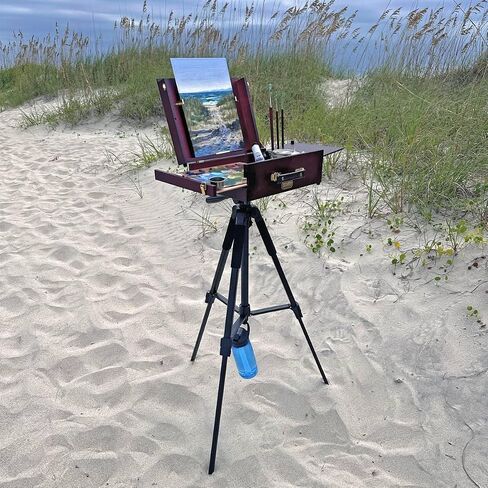 Creative Mark Apex Tripod for Camera - Lightweight Aluminum Camera Tripod Stand with 360° Pan, 90° Forward Backward & Side Tilt, Adjustable Height, Quick-Release Plate and Nylon Carrying Case in Saudi Arabia