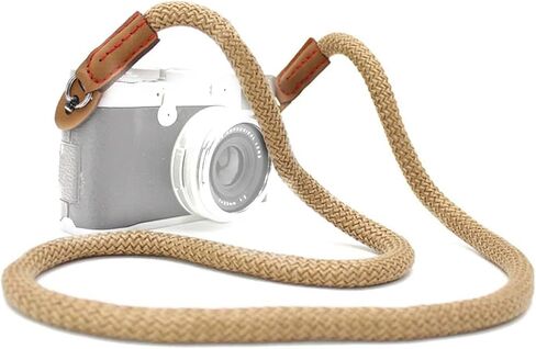 حزام عنق الكاميرا القابل للتعديل-حزام كتف مضفر مع حلقة O-Ring و Soft Love لـ DSLR ، الكاميرات الرقمية والمرآة. in Saudi Arabia