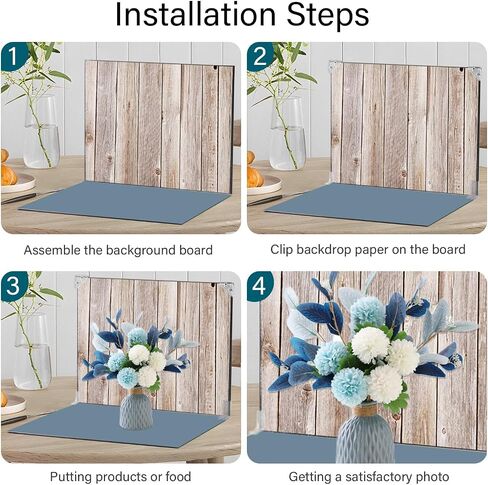 7pcs 14patterns table photo photo backdrop board product product protect for food ، المجوهرات ، مستحضرات التجميل (الحجم الصغير 16.5x11.5in) in Saudi Arabia