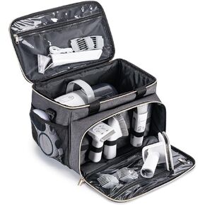 Dog Grooming Vacuum Bag, Pet Grooming Kit Bag Perfect for Dog Hair Vacuum & Grooming Tool Kit Accessories- Grey