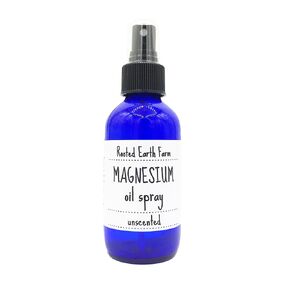 Unscented Magnesium Oil Spray Mist - 4 ounce - Extra Strength - Glass Bottle - For Armpits
