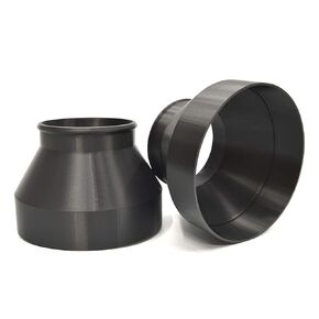 LEAK FREE 6"-4" Reducer Adapter for 6" AC Infinity Inline Fan S6/T6 (2 Pack) Compatible with Glowforge