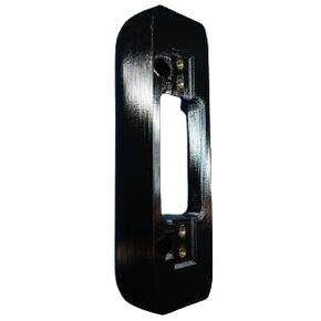 Angled Doorbell Mount compatible with Eufy S330 Security Video Doorbell (Battery Version 162mm tall) (Black, 35-Degree)