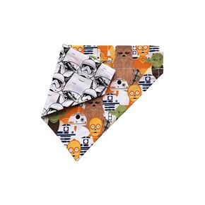 Cute Dog Bandana | Reversible Slip On Dog Bandana | Slip Over The Collar Bandana | For Small Medium Or Large Dogs (Stormtroopers & misc characters, M)