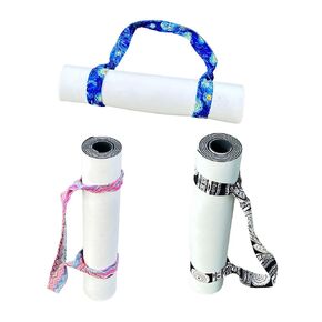 3 Pack Handmade Yoga Mat Strap, Handmade Yoga Mat Thick, Handmade Yoga Mat Carrier Strap, Handmade Yoga Mat Bag Strap | Starry Night-Ying Yang-Meditative