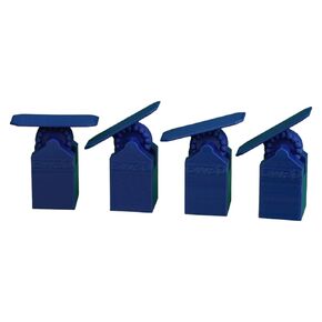 Mega-Track Connector: (4 Pack) Transform Your Hot Wheels Adventures with Mega Blocks Compatibility - Ideal for Toddlers to Builders