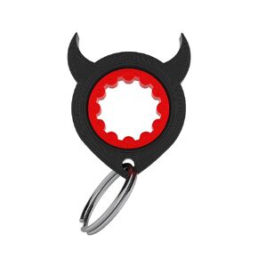 THE DEVIL - Keychain Key Spinner, Karambit Spinning Keychain