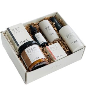 Men's Self Care Package, Relaxation Spa Gift Set for Him - Luxury Natural Handmade Men Skin Care Kit with Whiskey Candle, Unique Self Care Gift for Men, Christmas Gifts for Men, Men's Skin Care Set by ZAAINA