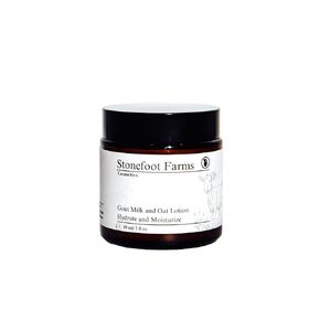 Goat Milk Lotion (Unscented) - 3 oz Jar - Hand, Face, and Body Moisturizer for Dry Skin, Eczema, and Rosacea - Cruelty-Free Formula - Hydrating and Nourishing Skincare
