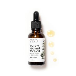 Purely Radiant Face Oil for Glowing Skin - Squalane, Rosehip & Macadamia Nut Oil - Anti Aging Brightening Serum for Skin Care, Vit C & E Serum for Face, Reduce Wrinkles & Dark Spots