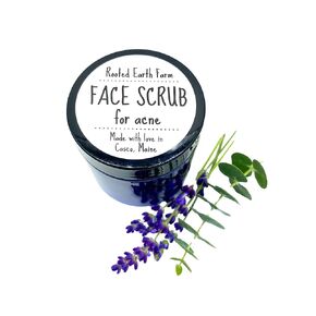 Natural Clear Skin Face Scrub - 4 fl oz - Gentle Exfoliation